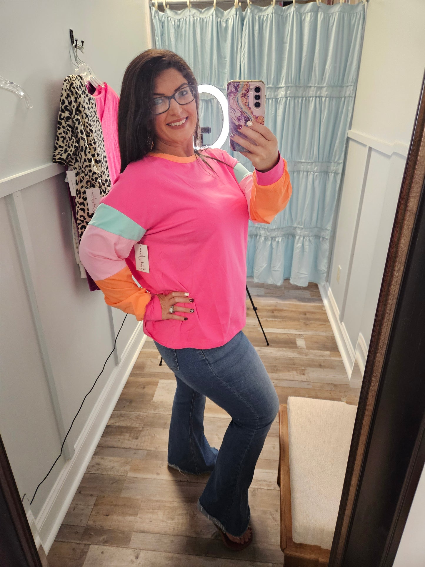 Bright Colorblock Top