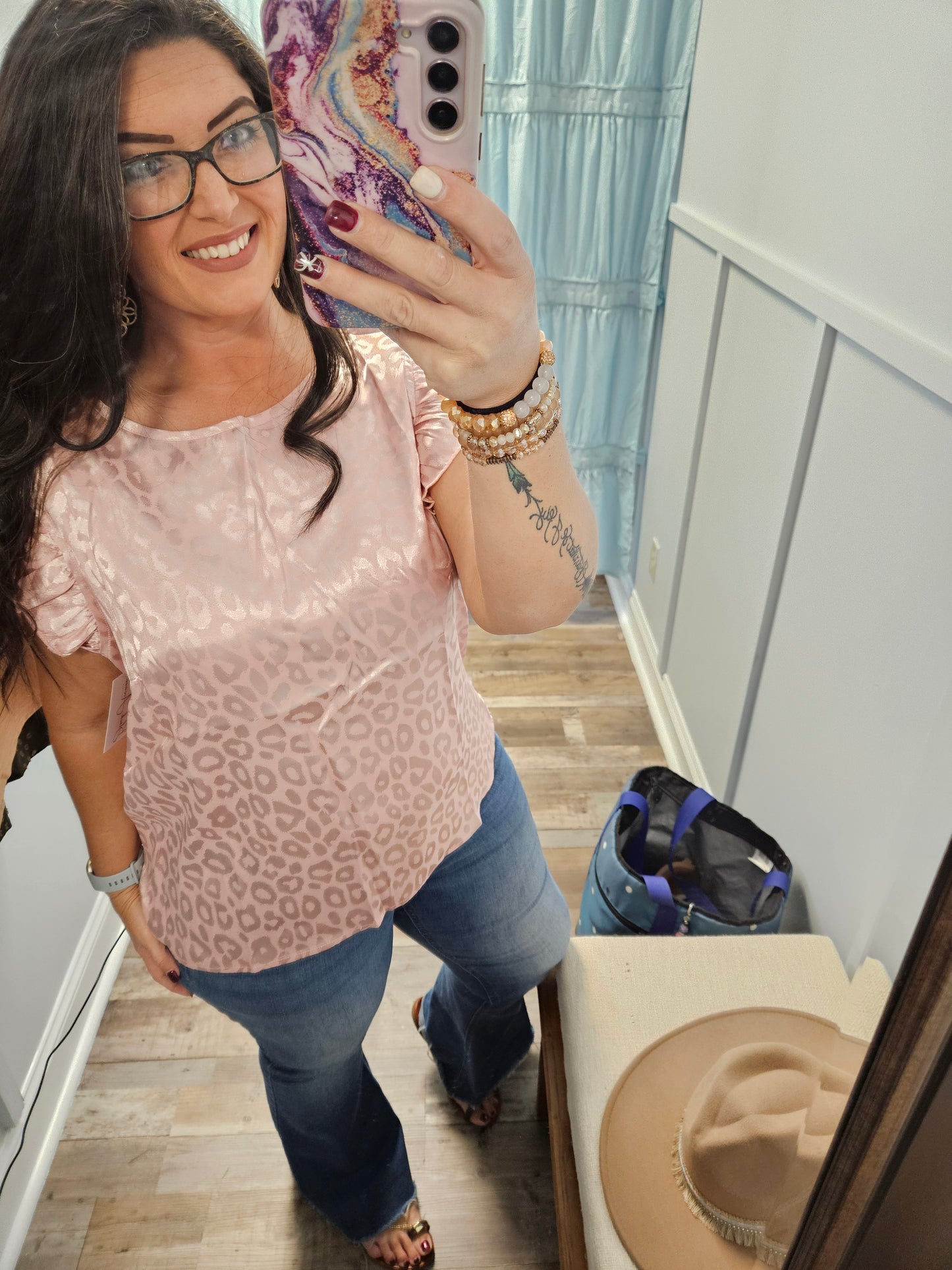 Plus Pink Leopard Flutter