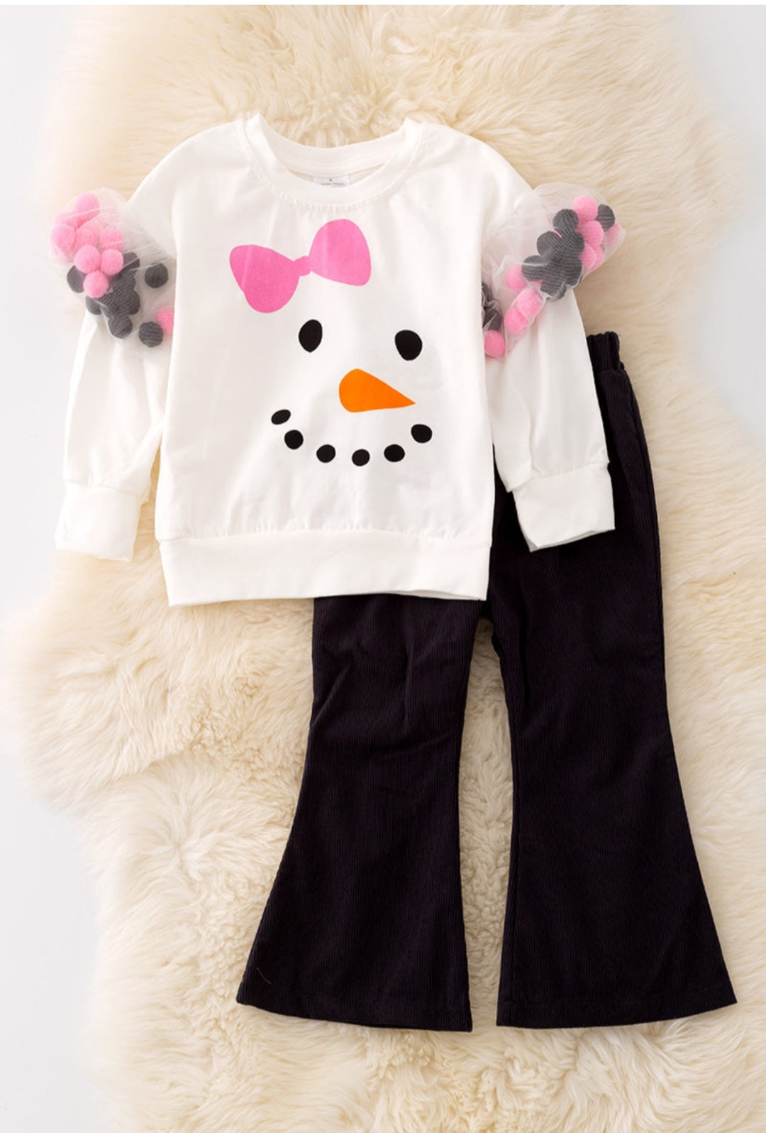Snowman Pom Set