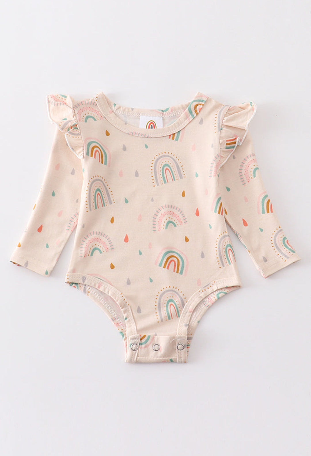 Rainbow Ruffle Onesie