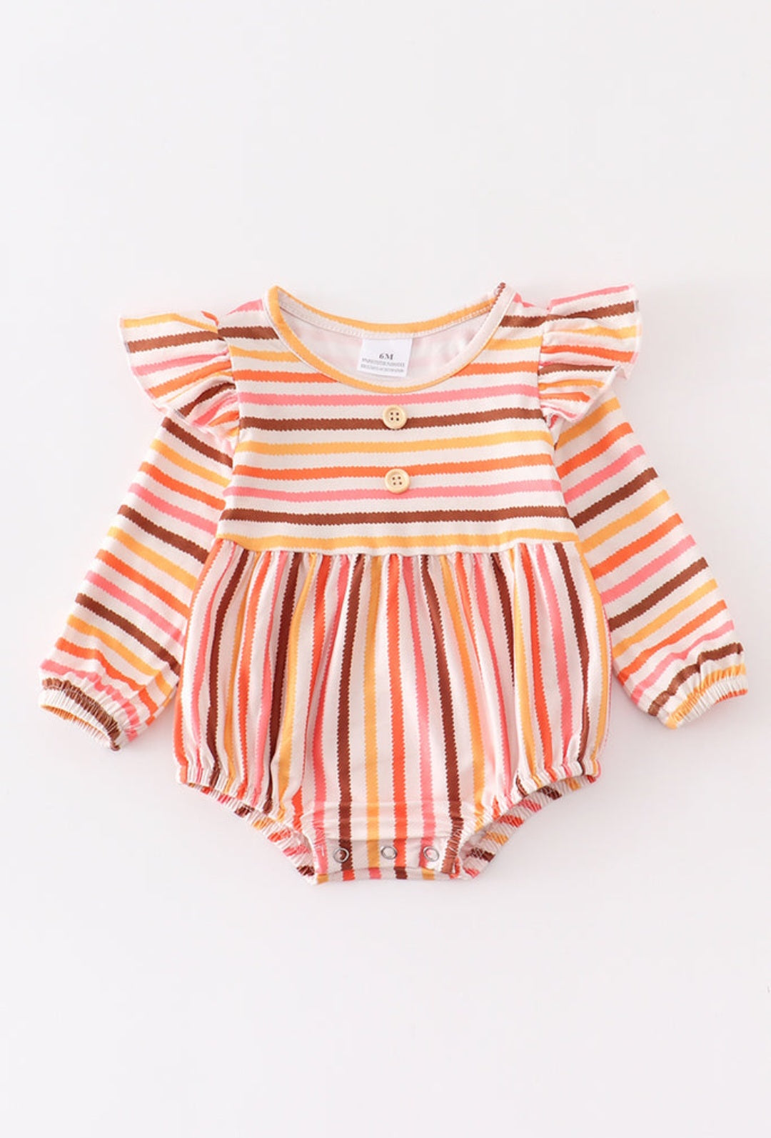 Stripe Ruffle Romper