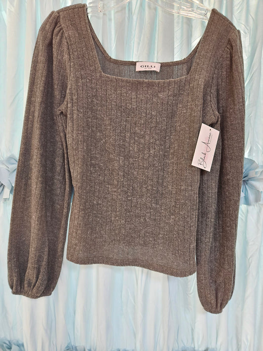 Teens Hunter Square Neck Sweater