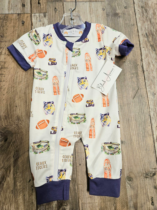 Geaux Tigers Romper